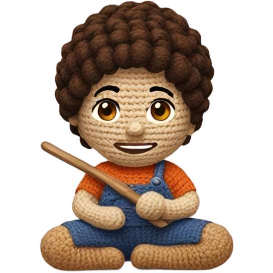 Crocheting  emoji