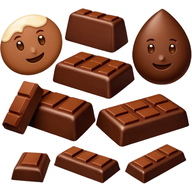 brown emojis of chocoate emoji