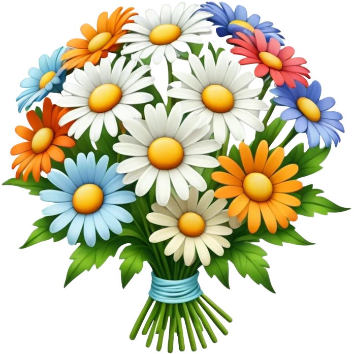 Daisy bouquet vintage  emoji
