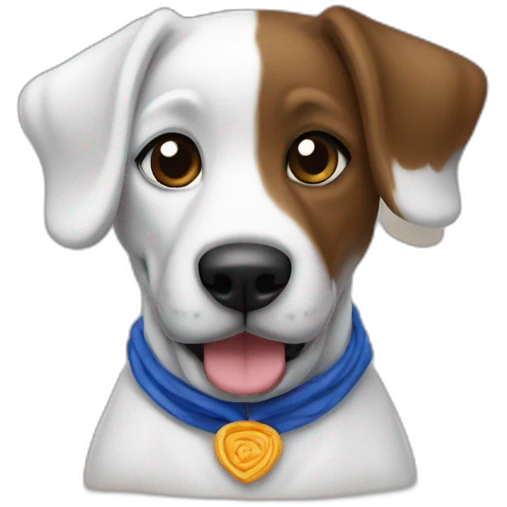 Perro con la camiseta del Talavera emoji