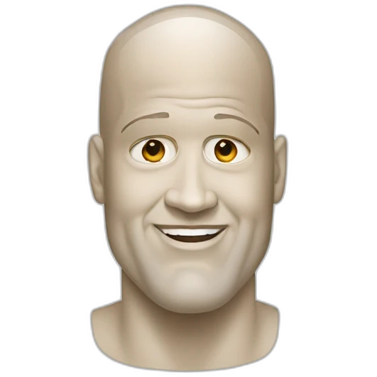white skinned shaquille O'Neal emoji