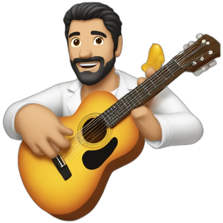 Juanjo Pizarro tocando una guitarra eléctrica acompañado de Silvio en un bar de Sevilla emoji