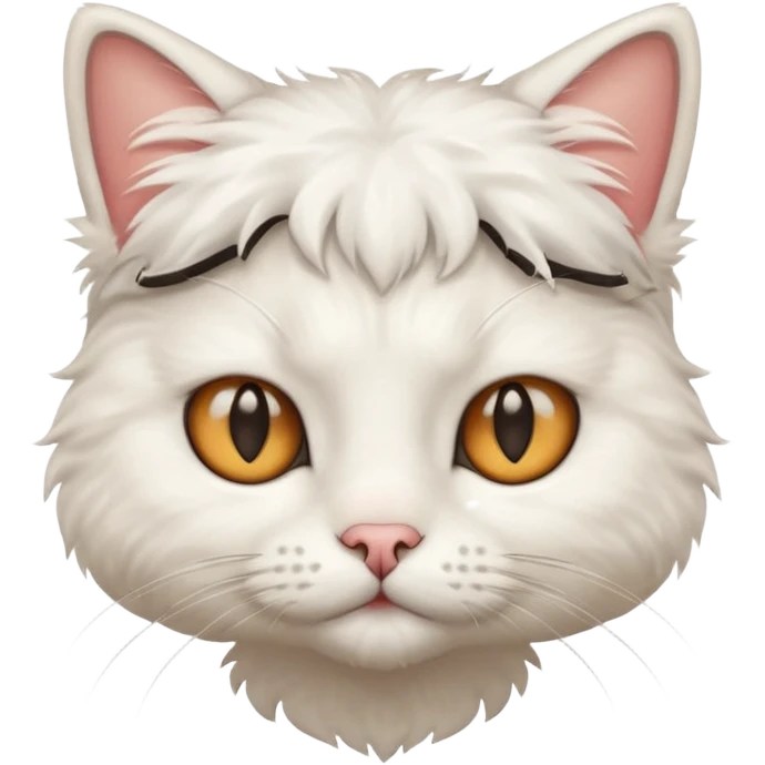 Cat with one eyebrow raised emoji