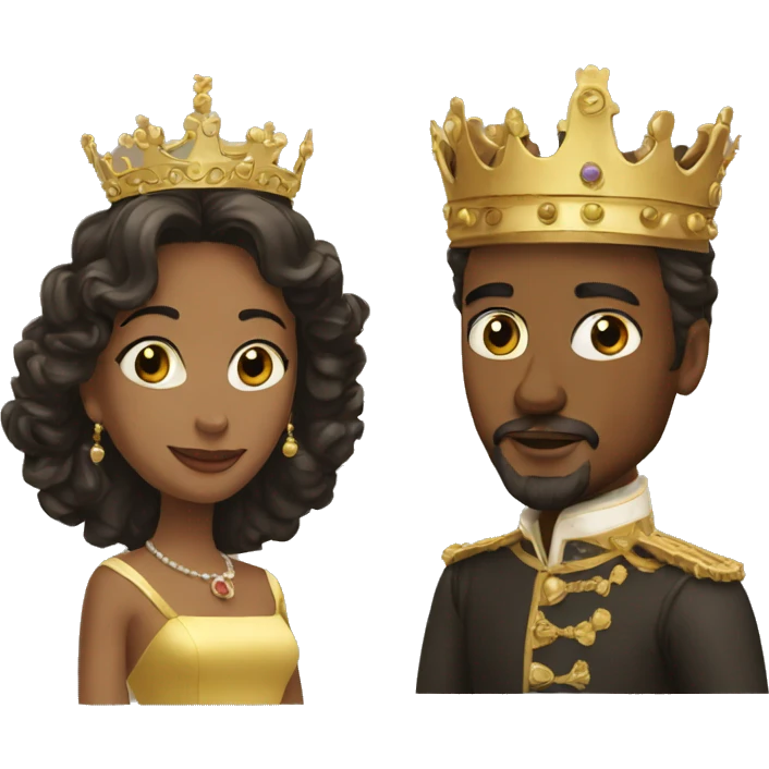 King and Queen of France emoji
