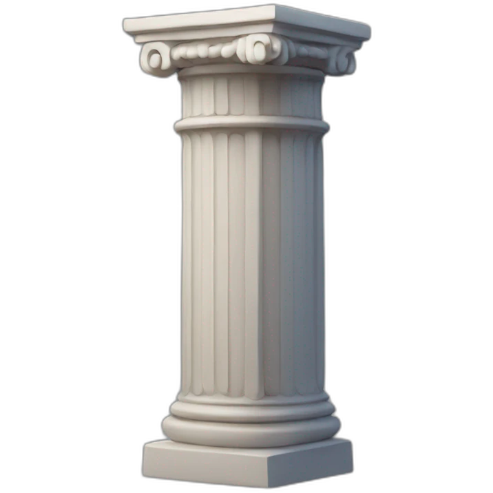 3d pillar emoji