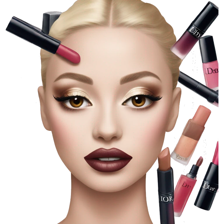Dior makeup  emoji