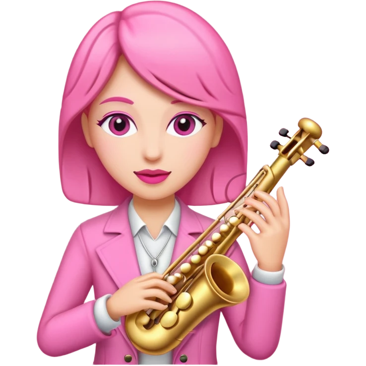 pink musician woman  emoji