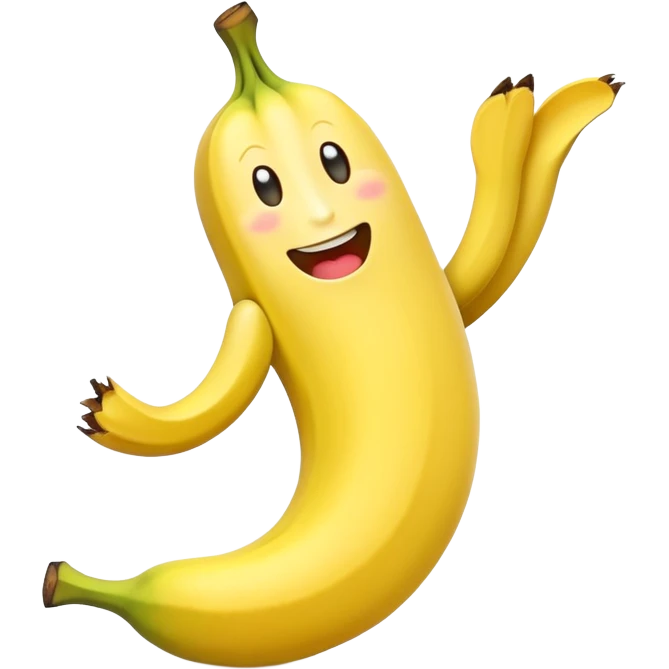 Banana dancing  emoji