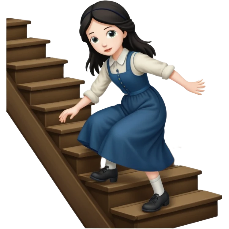 AMISH GIRL TUBBLING DOWN STAIRS emoji