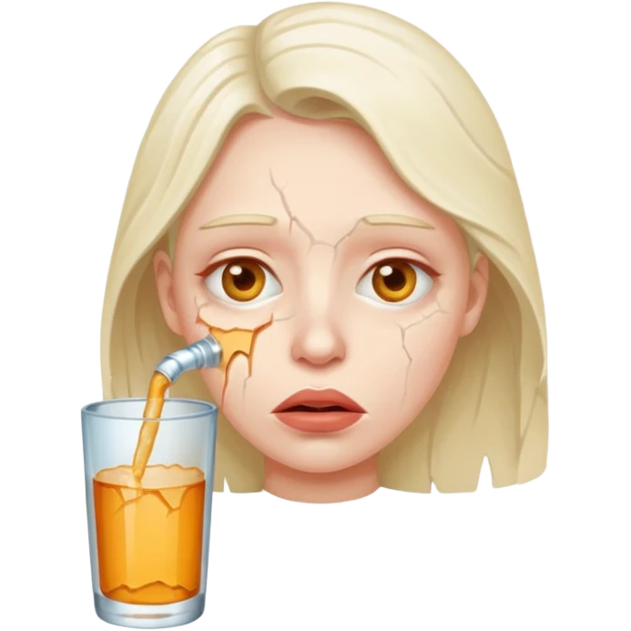 Dehydrated person emoji