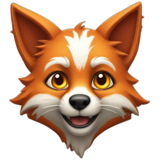 Démon renard a neuf queux emoji