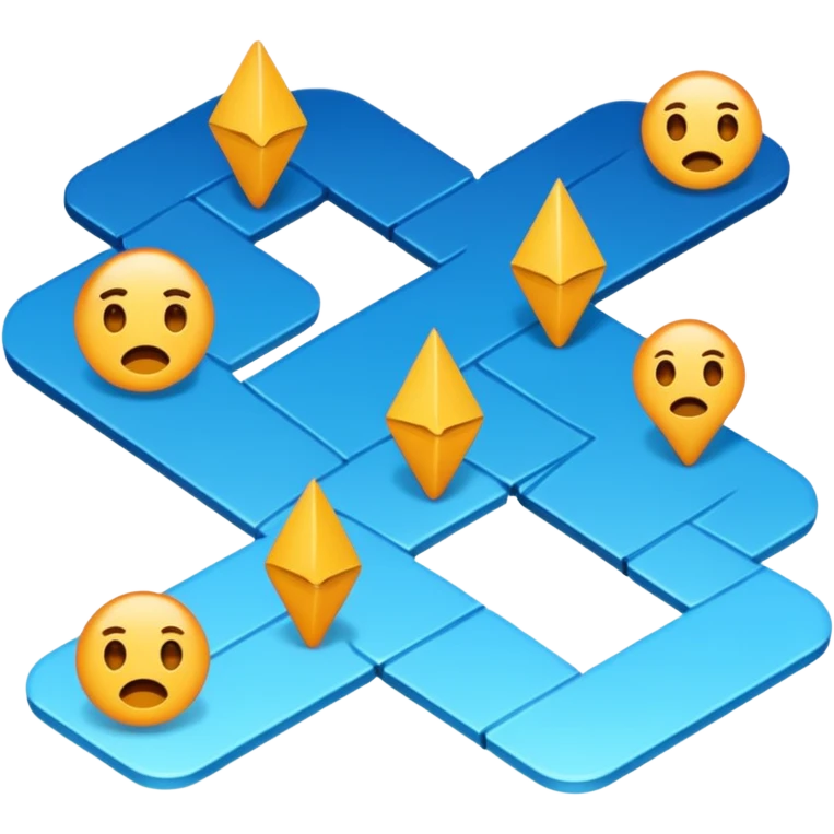 broken customer journey emoji