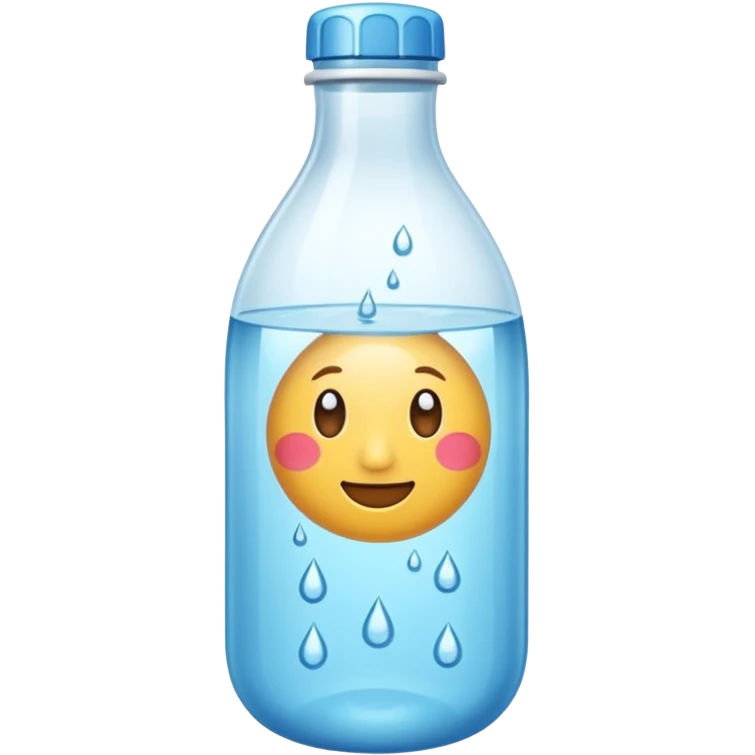 botella de agua emoji