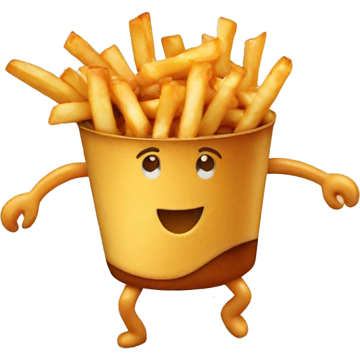 Poutine qui danse  emoji