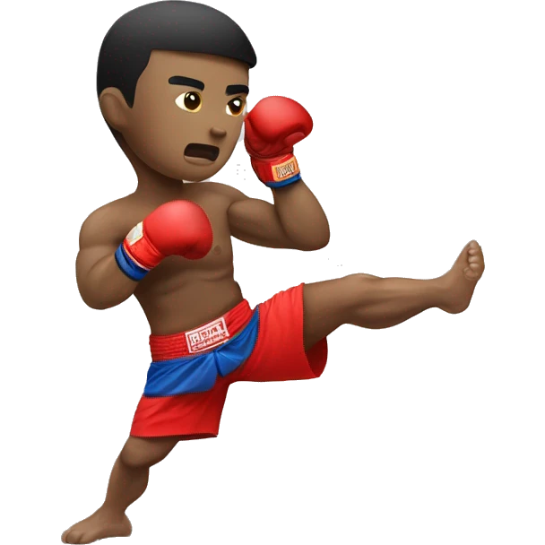muay thai stance emoji