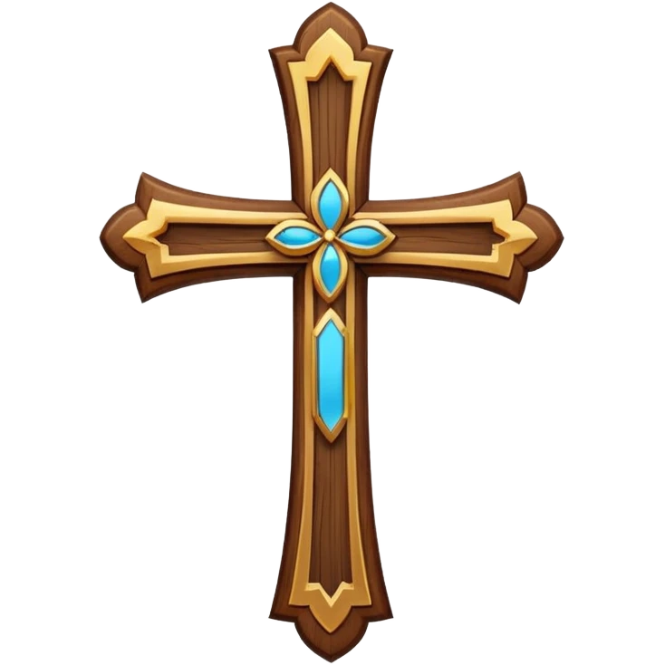 Cute Christian cross emoji