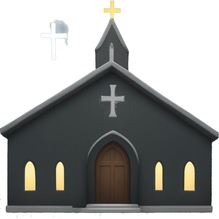 dark church  emoji