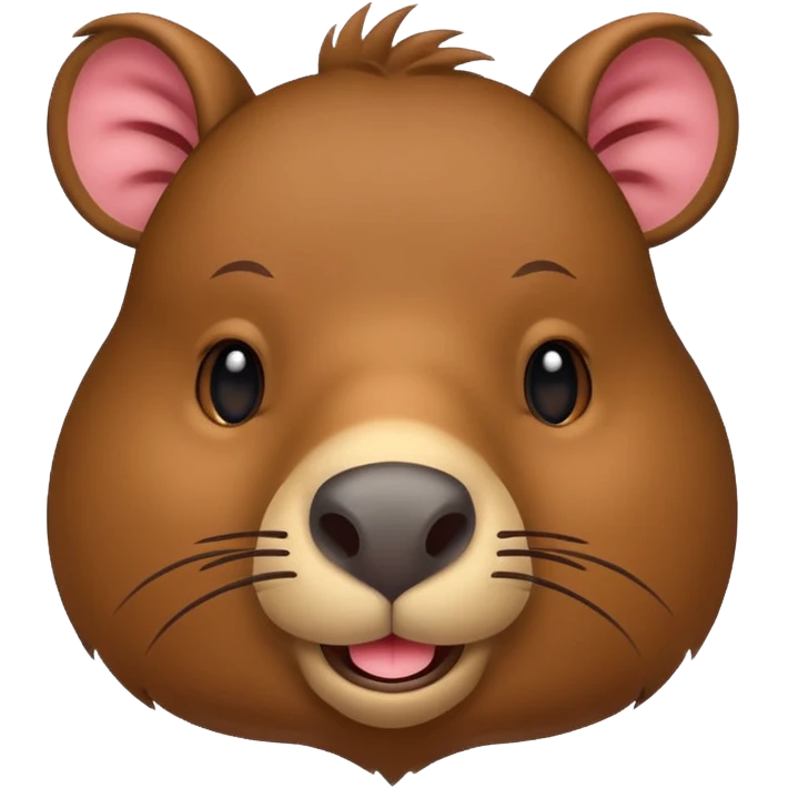 Crea un emoji de capibara emoji