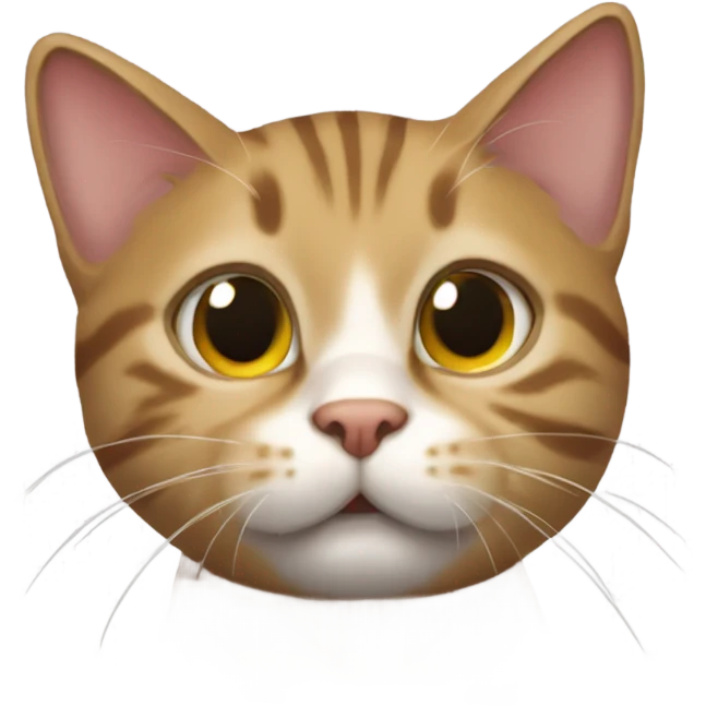 A tabby cat hype emote for twitch chat emoji