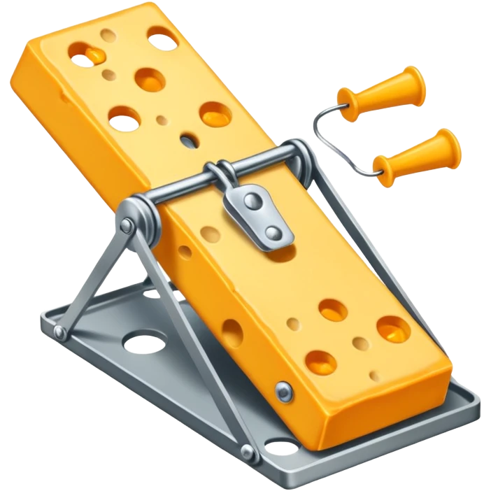 Mouse trap emoji