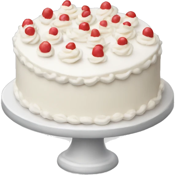 white cake emoji