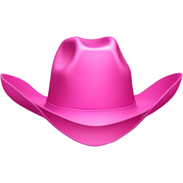 pink cowboy hat emoji