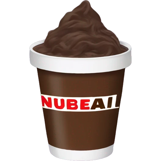 Açai cup with Nutella  emoji