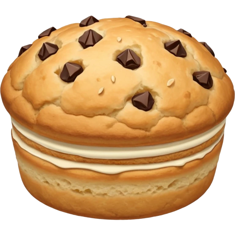 beige scone emoji