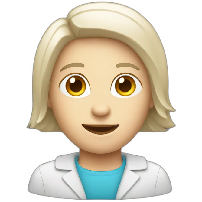 2D customer service logo emoji