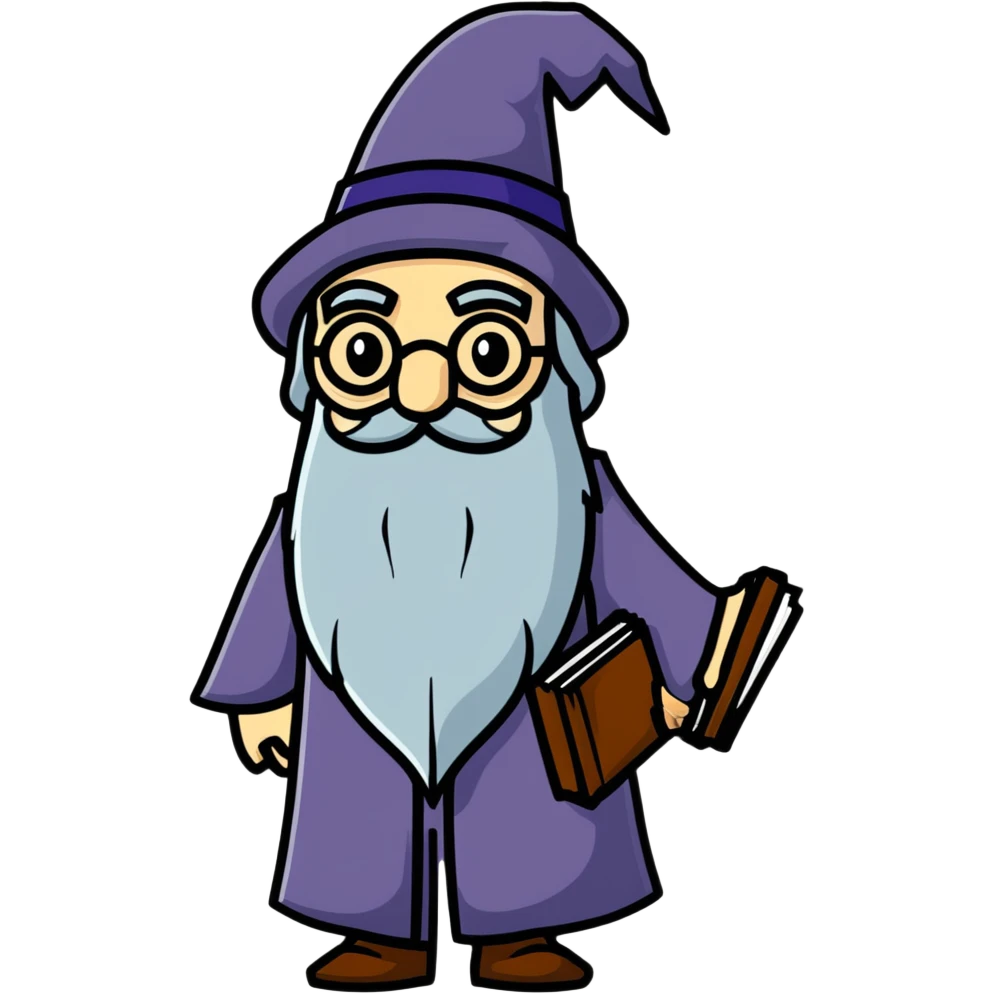 Dumbledore from Harry Potter emoji