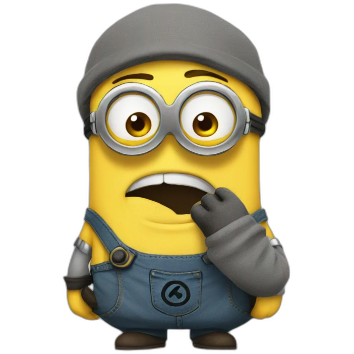 Weary minion emoji