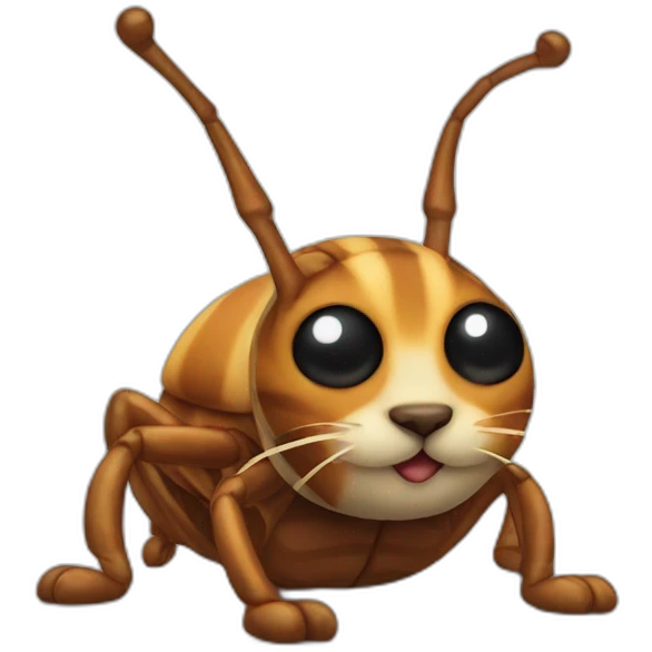 Cat-bug emoji