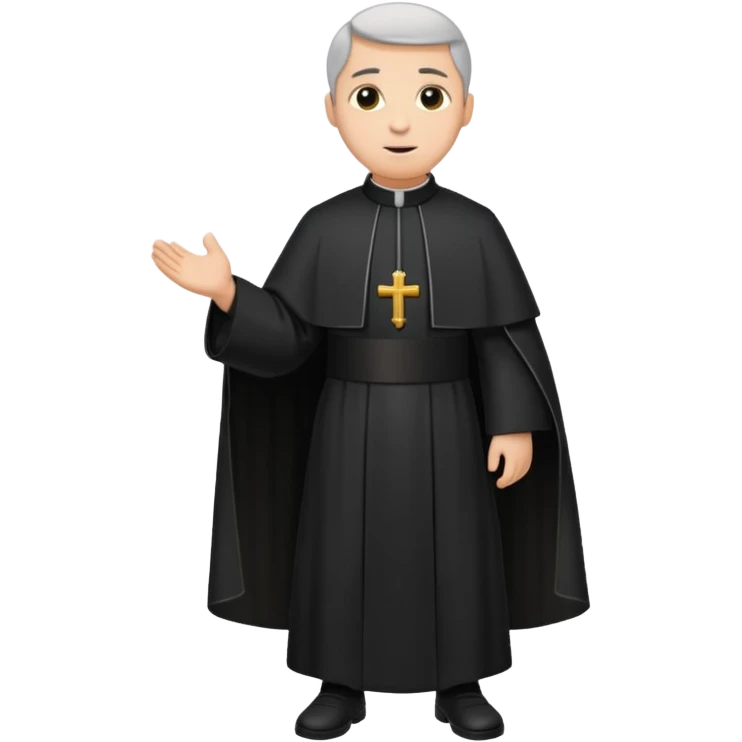 priest, full body emoji