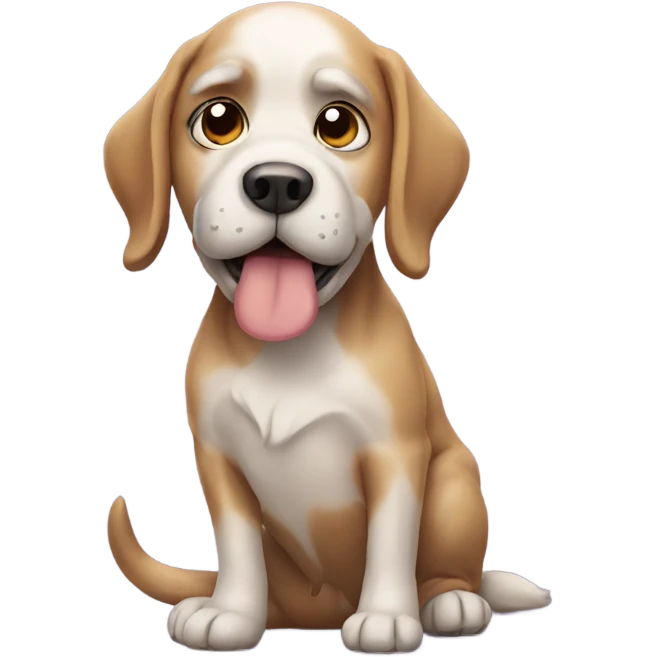 Dog that pooped emoji