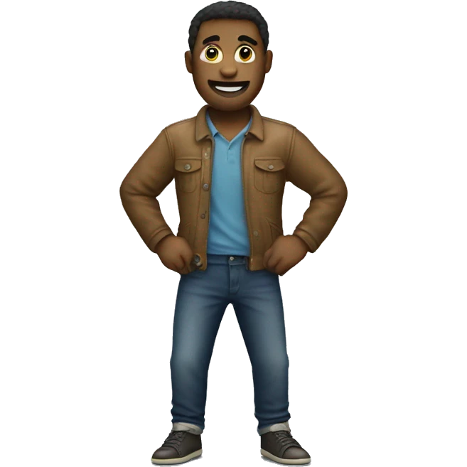 a man with a sock in his pants emoji