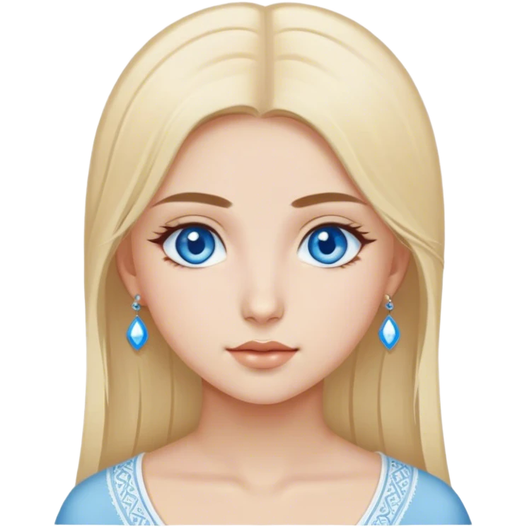 Turkish beautiful finish Konya girl blue eyes and blonde hair emoji