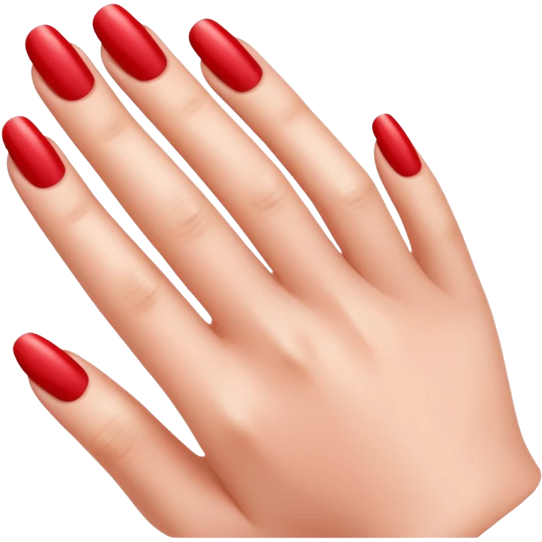 red french manicure  emoji