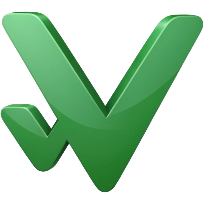 Green check mark no background emoji