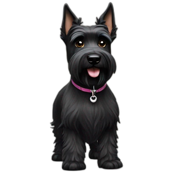 scottish-terrier-dog-walking emoji