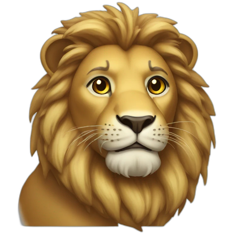 christmas lion emoji
