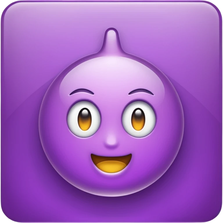 Um raio cor de roxo. emoji