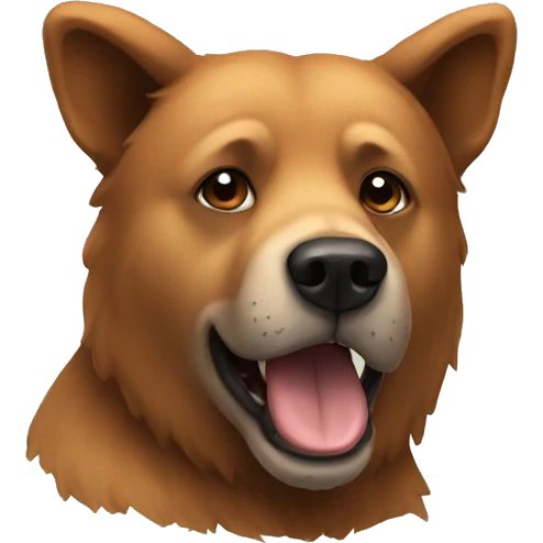 dog bear emoji