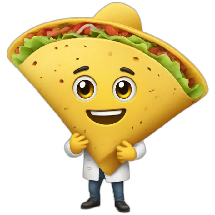Caca dans un tacos emoji