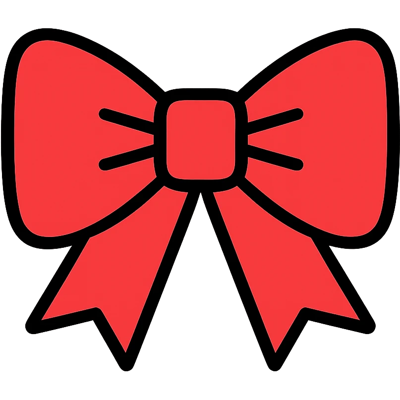 red bow emoji