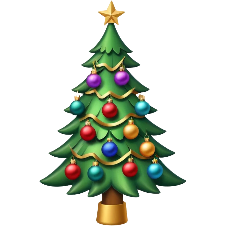 Christmas tree emoji