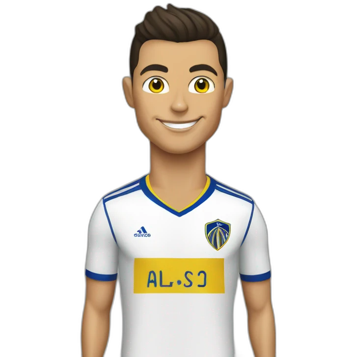 cristiano ronaldo with al nassr shirt emoji