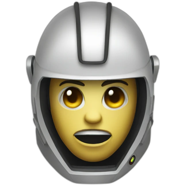 Evil spaceman emoji