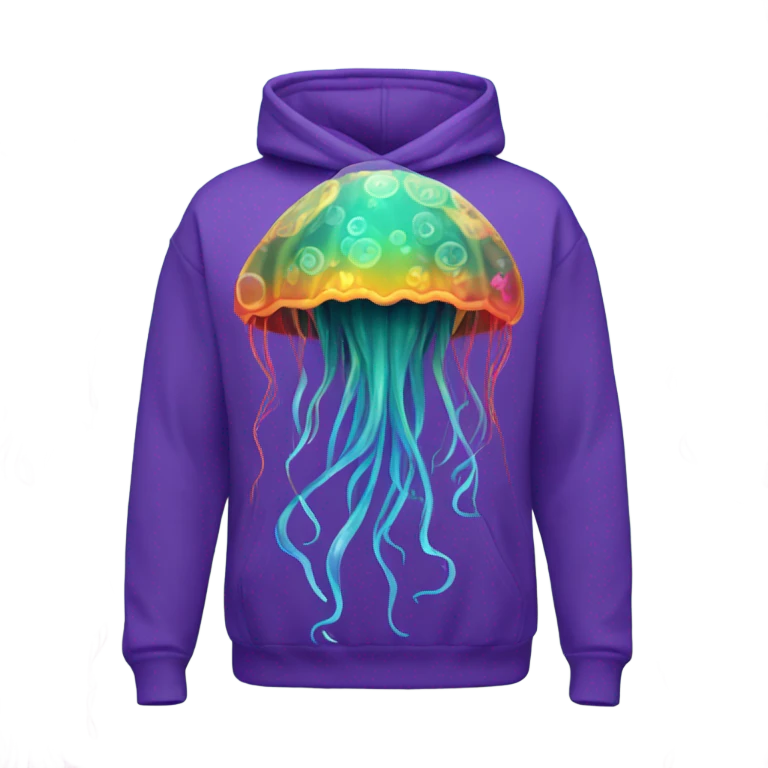 Jellyfish hoodie  emoji