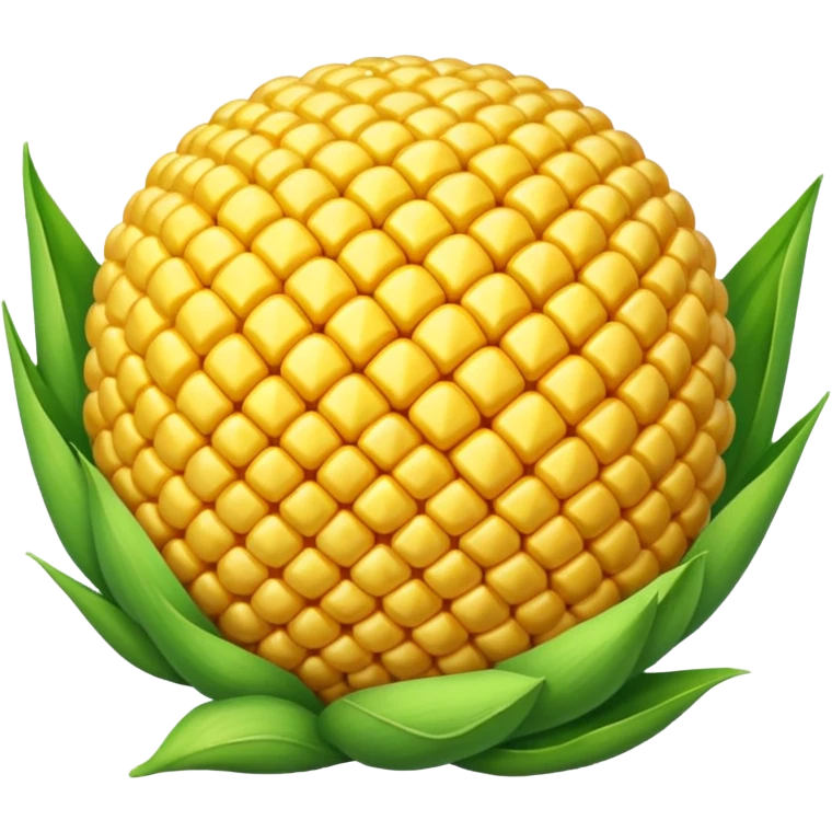 Make a corn but a ball emoji