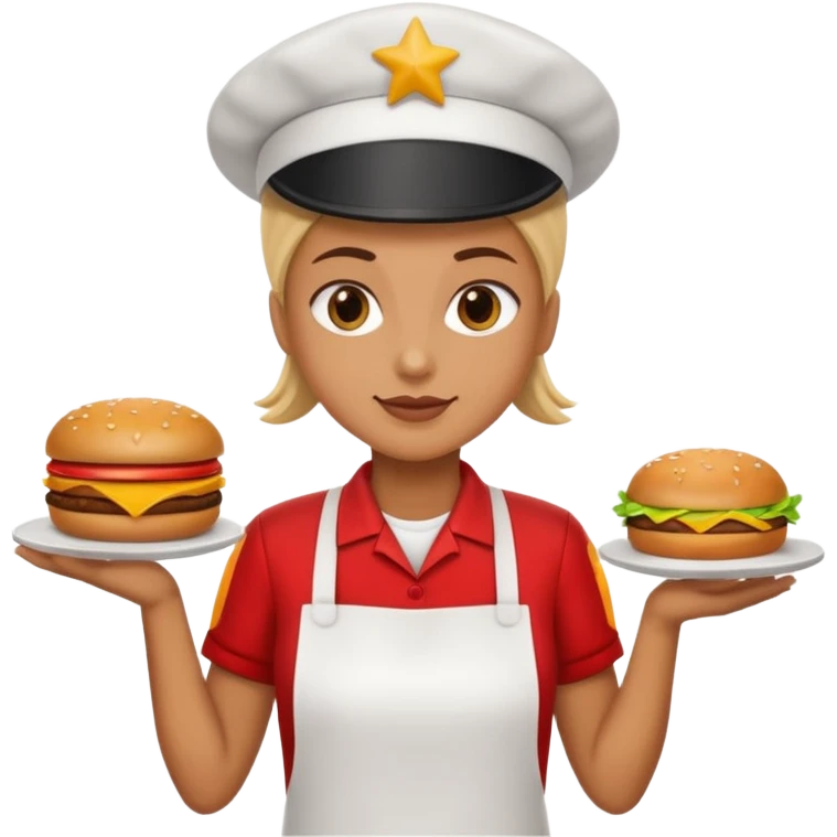 Fast food worker emoji